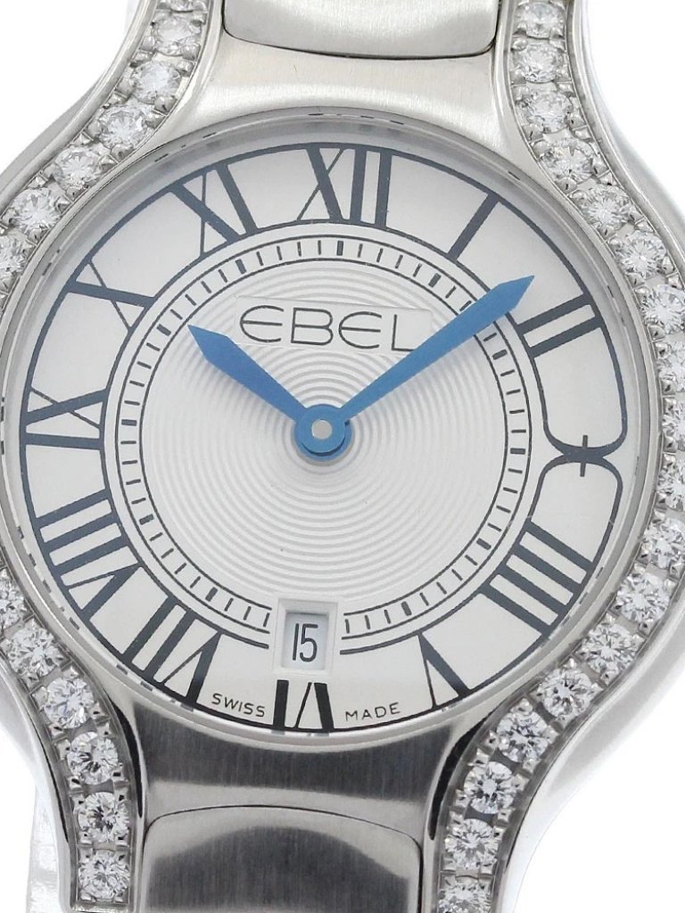 Ebel Beluga E9258n2s Side Diamond Silver Dial Quartz Ladies Watch_970909 — image 6 of 6